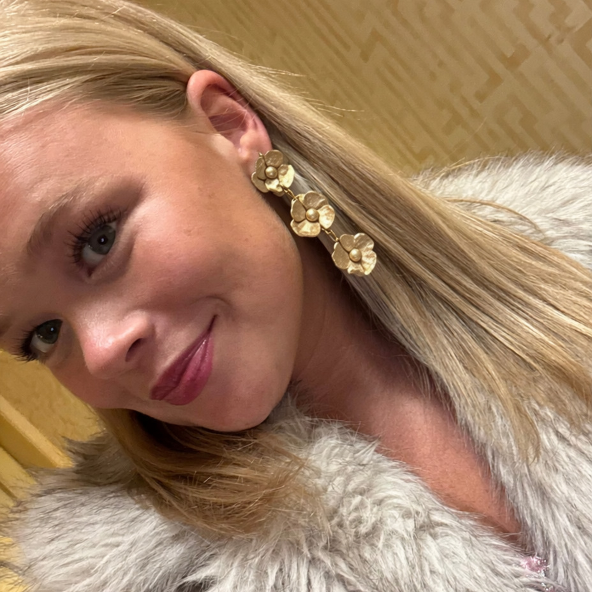Triple Bloom Earrings