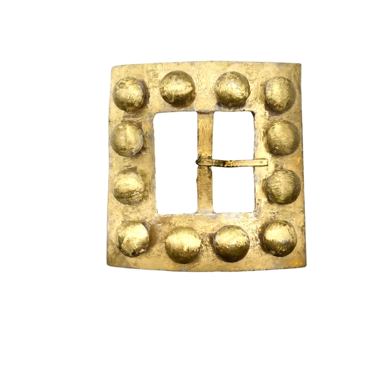 Studded Gold Dome Buckle
