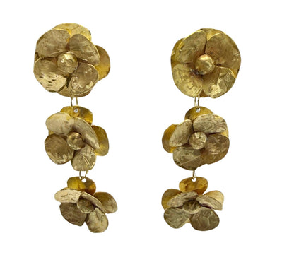 Triple Bloom Earrings